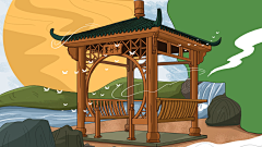 逃不出的催眠采集到卡通建筑场景