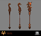 Weapons - Dungeon Hunter 5 Updates, Jocelyn Joret : Weapons concepts for the mobile device Gameloft game Dungeon Hunter 5 updates in 2014 - 2015