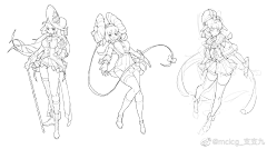 捌折采集到日韩线稿