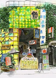 回复：动漫与插画场景图：环境渲染氛围 带来视觉效果_小兔gaara吧_百度贴吧