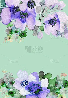 贺卡与水彩花手工制作