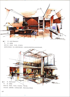 de-Broglie-wave采集到手绘效果图表现技法  室内设计---赵国斌