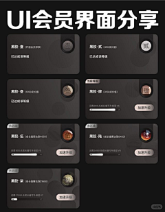 设计界-小杨哥采集到APP(会员中心/VIP/贵族特权等页面)