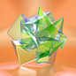 Colored Crystals on Behance