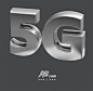 jiifll-gnorw-1382-字体-3D立体-5G手机-通信-卫星-高速-传输-科技-数字字母-金属-背景-LOGO