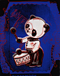 Andy Warhol Clockwork Panda Drummer 1983