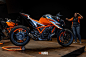 Quentin HCH，Superduke R，机车，摩托车，红色，