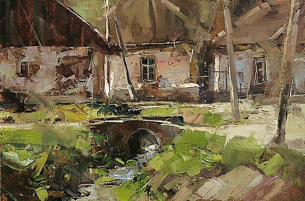 斯洛伐克蒂博尔·纳吉风景油画