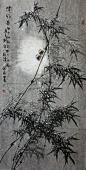 【新提醒】中式 水墨 松石竹菊 - 马蹄网