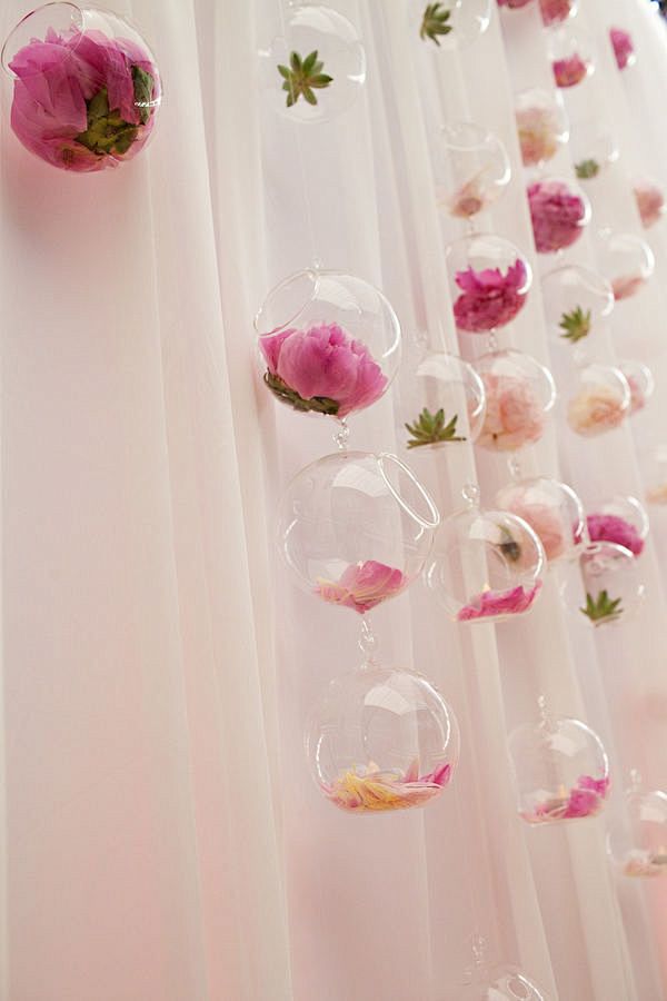 hanging floral decor...