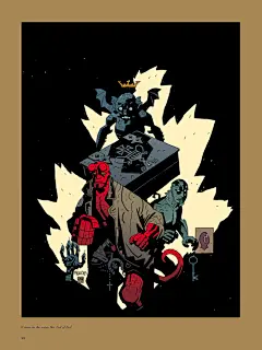 [转载]The &lt;wbr&gt;Art &lt;wbr&gt;of &lt;wbr&gt;Hellboy(地狱男孩-漫画设定)1.....