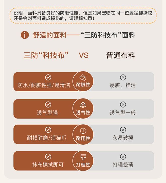 奶油风科技布沙发客厅简约现代小户型直排方...