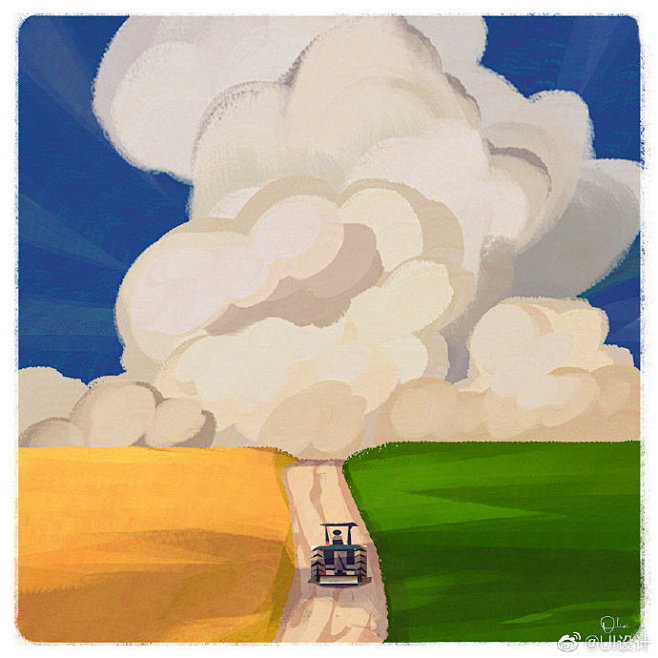 #插画# 莫斯科艺术家 Olga Kim...