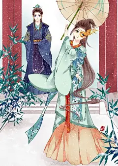 °古风插画 物语系列（一） 
绕指相思，眉间尽染。
谁恋红尘，从来寂寞？
曾经沧海难为水，自别后，苍山是你，云海也是你。
古风人物插画。分享图片／via  无轩
#古风图鉴##古风图片##古风壁纸##古风插画# ​​​​