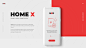 Home X / Smart home application : Home X learns and makes your home smarter. It adjust lights and heating automaticly and tells you if something unexpected happens. Smart home facilitates daily life by taking on tasks and activites by increasing inside an