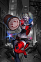 Young Harley Quinn, Warren Louw : Happy Woman's Day to all the ladies out there! Got started on this overpaint awhile ago but only finished it now. Been so busy lately so apologies for so much silence. Been going through some extraordinary things lately t