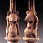 熊顶灯 - 陶器 - 宁夏回族自治区文物考古研究所官方网站