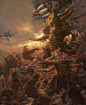 fenghua-zhong-the-monkeys-war.jpg (960×1172)