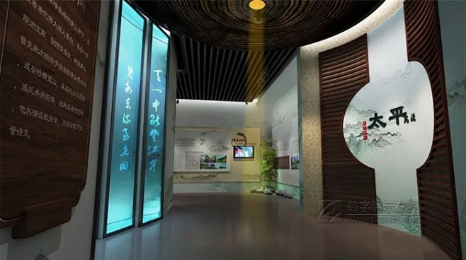当涂博物馆设计效果图_数字展示在线