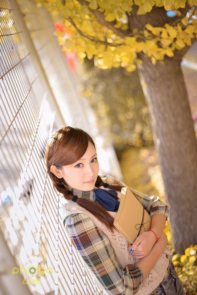 紫摄影-校园的银杏 photo029.c...