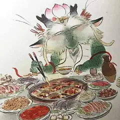 史上最萌饕餮告诉你，原来吃货才是正宗“龙的传人”...