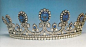 Queen Marie Amelie Sapphire, Diamond and Pearl Tiara by Donn