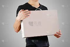 拿着,把手,黑衫党党员,盒子,男人,分离着色,白色,笔记本电脑,公文包,递送人员