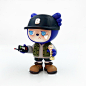 arttoy artwork Character designertoy figure handmade resintoy toy 아트토이