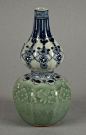 其中包括图片：Gourd-shaped Bottle with Jewel String and Molded Floral Design | Japan | Edo period (1615–1868) | The Metropolitan Museum of Art