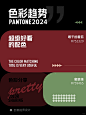 被问爆了的2024全部流行色的配色合集