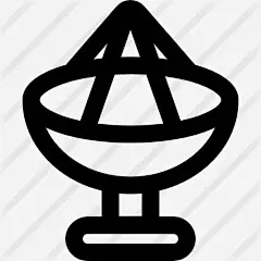 卫星天线图标免抠素材_新图网 https://ixintu.com 卫星天线 天线 技术 无线电 杂 雷达