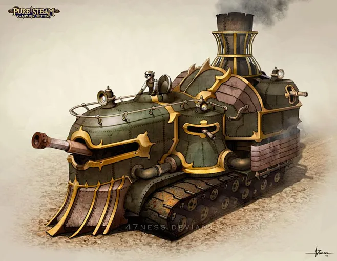 PURE STEAM - Steam Tank by 47ness on DeviantArt-花瓣网