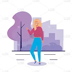 发型,女孩,牛仔裤,宽松上衣,快乐,华丽的,事件,传统节日,节日,联系