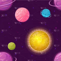 行星,星星,四方连续纹样,可爱的,球体,纺织品,壁纸,儿童,宇航员,恶作剧