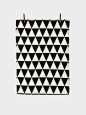 Triangle Tea Towel - Black 1