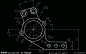 CAD 图纸 平面图 素材 立面图 剖面图 螺丝 螺杆 螺帽 三视图 轴零件 泵 弹簧 机件 阀 机械 轴 机械制图