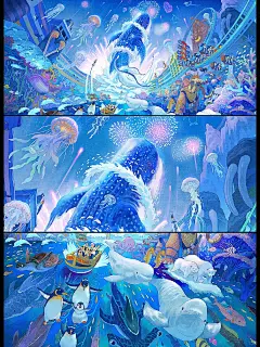 珠海长隆海洋王国宣传海报 - 小红书