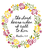 Pretty Bible Verse Printables- Psalm 4 ~ White Arrows Home