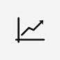 图表统计回归 https://88ICON.com 图表 统计 回归 投影 利润 绘图 增长 箭头 向上 界面和网页图标