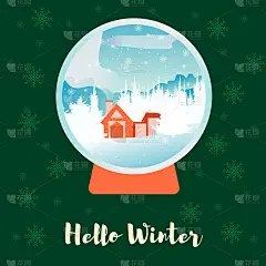 圣诞快乐，新年快乐，寒假贺卡