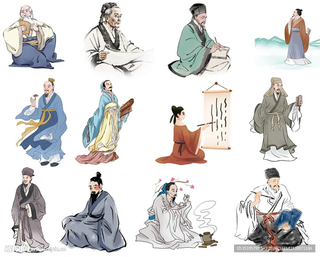 中医/古风/png/男中医/女中医-花瓣网