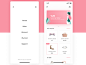 Shopping app UI + Illustration