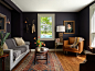 Example of a beach style living room design in Portland Maine
