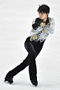 Yuzuru Hanyu of Japan competes in the Men's Free Skating during the 83rd All Japan Figure Skating Championships at the Big Hat on December 27 2014 in...