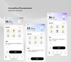 崔老嘿采集到APP-天气