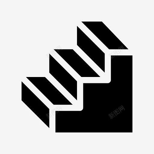 楼梯建筑攀爬图标 免费下载 页面网页 平面电商 创意素材-花瓣网