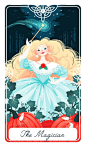 1 - The Magician : Fairytale Tarot byy Yoshi Yoshitani