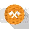 斧,木制,白色,分离着色,横越,图标,木材,钢铁,复古