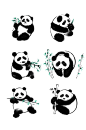 熊猫插画