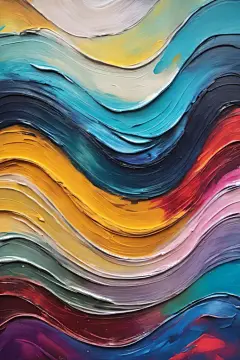 炫彩质感油画肌理感底纹底图背景图
